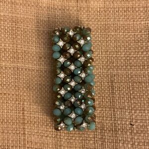 Premier Designs Turquoise and Gold Bracelet